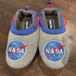 Cute nearly new NASA slippers size 11